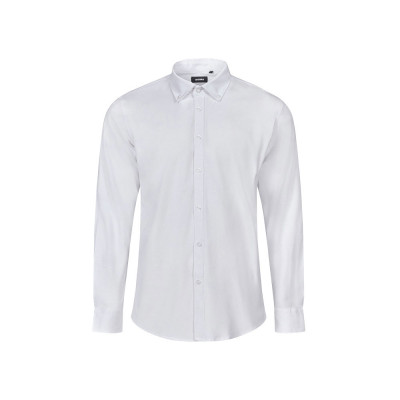 VL PRITHVI MAN. Camisa Oxford (180 g/m²) para homem em algodão (50), poliéster (45) e elastano (5)